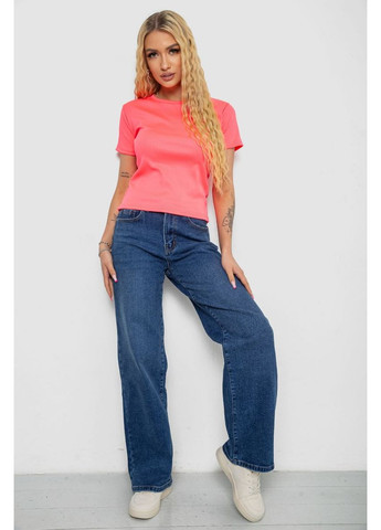 Футболка жіноча в рубчик, колір зелений, 238R123-2 Annabelle - (369972976)