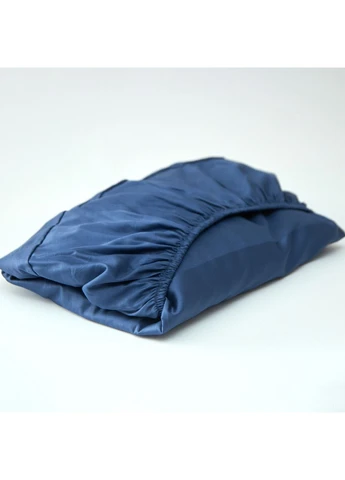 Простирадло на резинці Satin Stripe 80х190х20 см (MS-850005241) Moon&Star Royal Blue (386587887)