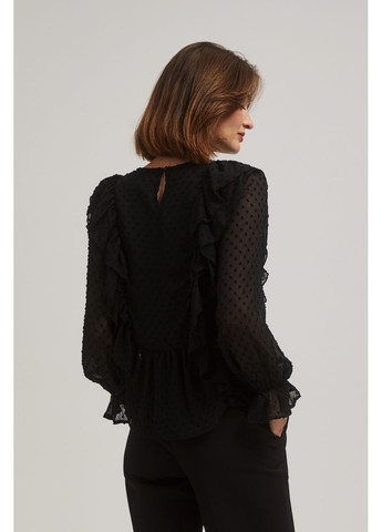 Чорна блузка жіноча Moodo