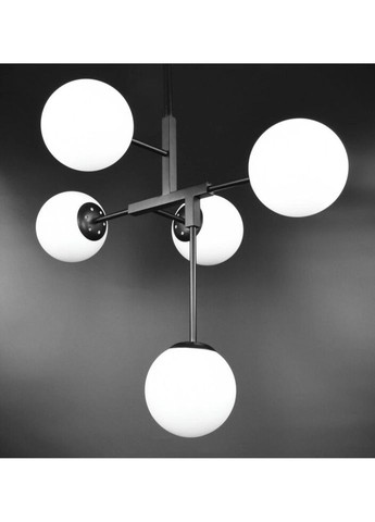 Стельова люстра на 5 лампочок 26613 Чорний 55-105х52х69 см. Sunnysky (324395925)