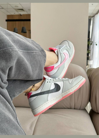 Цветные всесезонные кроссовки Vakko Nike SB Dunk Pink Puck