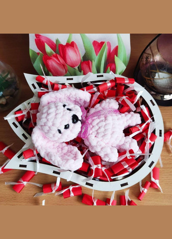 Подарунковий бокс для дівчини з м'якою іграшкою та 101 причиною «Чому я тебе кохаю» (ar139) No Brand (316463055)