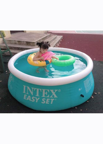 Надувной бассейн Easy Set 28101 (Диаметр 183 x Высота 56см) Intex (316632389)