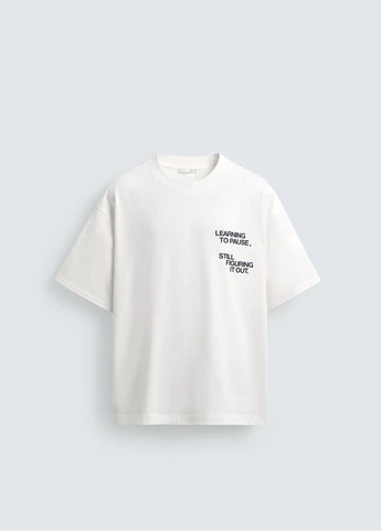 Біла футболка Zara