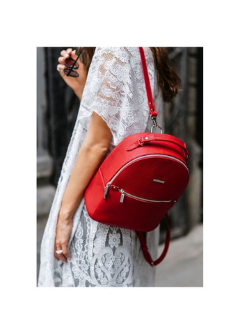 Шкіряний жіночий міні-рюкзак Kylie червоний (A-026427) BlankNote (330144523)