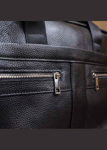 Шкіряний портфель чоловічий для ноутбука і документів чорний розмір 40х30х7 см 14625 Vintage (362417855)