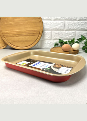 Прямоугольная форма для запекания 2 л VERMONT с антипригарным покрытием, коричневая Tramontina (303210943)