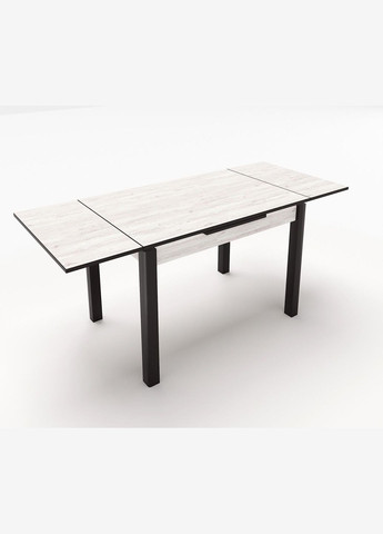 Стіл обідній розкладний Марсель 1100 Венге/Аляска WL (10000084) Fusion Furniture (341525440)