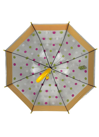 Прозрачный детский зонт трость полуавтомат Rain (279314262)
