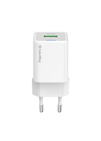 Мережевий зарядний пристрій GaN Mini 35W PD Port PPS USB (Type-C PD + USB QC4.0) White (CW-CHS055PD-WT) Colorway (336959597)