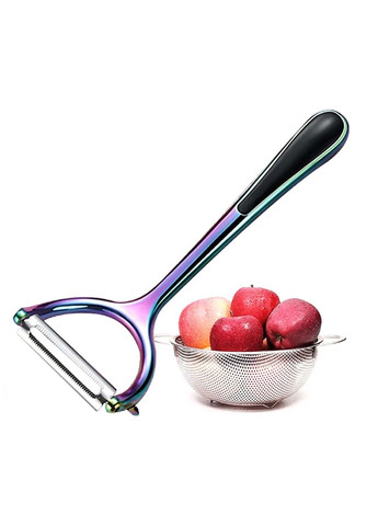 Ніж економка овочечистка для тонкого чищення овочів та фруктів з ультрагострим лезом та ергономічною ручкою Kitchen Master (335014542)