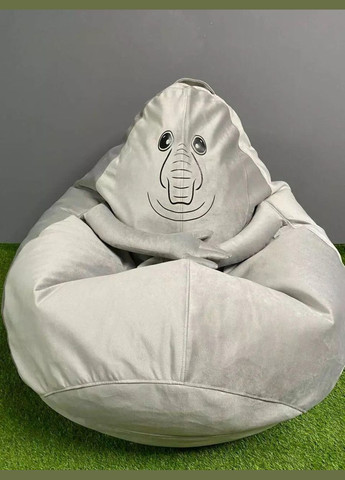 Крісло-мішок Груша XXL 140х100 Сірий (П4К-sky-XXL-zhdun-001-2) No Brand (390508715)