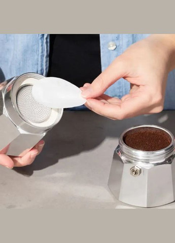 Фільтри для гейзерної кавоварки на 6 чашок Moka Pot Paper Filter (R-B30047-VS) No Brand (303348484)