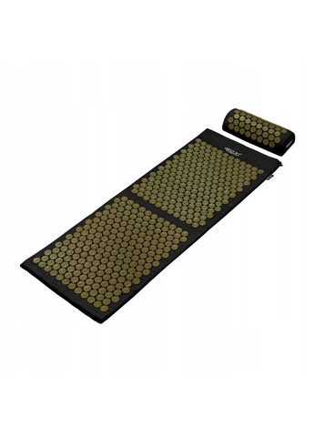 Килимок акупунктурний з валиком Classic Mat XL Аплікатор Кузнєцова Black/Gold (P-5907739315052) 4FIZJO (301733426)