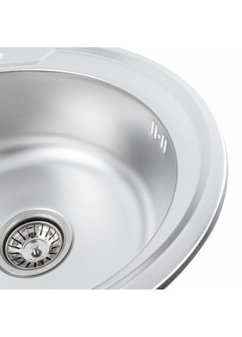 Кухонная мойка из нержавеющей стали ДЕКОР 490 (0,8/180 мм) Valeso (336937584)