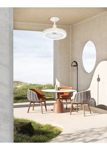 Светодиодная люстра-вентилятор 2H-010, Белый Valeso (353495482)