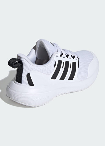 Белые всесезонные кроссовки fortarun 2.0 cloudfoam lace adidas
