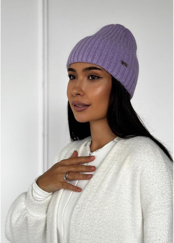 Стильна жіноча шапка рельєфної в'язки INNOE Шапка (366092229)