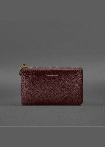 Шкіряна монетниця / міні-косметичка 3.0 бордова флотар (A-027985) BlankNote (329743043)