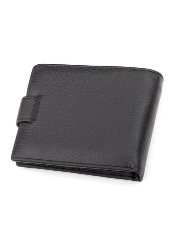 Чоловічий гаманець 18334 (ST102) натуральна шкіра Чорний st leather (389837841)