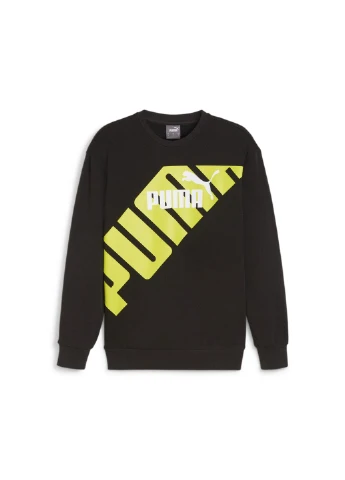 Чорна демісезонна світшот power men's graphic sweatshirt Puma