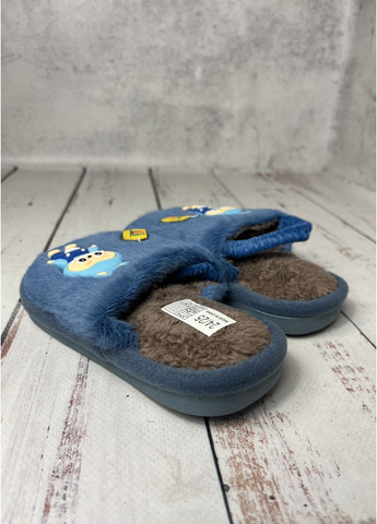 Капці домашні дитячі з гумкою на хлопчика Синій (1214-3) Alex (367726341)