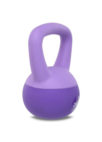 Гиря м'яка SOFT KETTLEBELL FI-0122-2 2кг (верх-PVC+TPR, наповнювач-пісок, фіолетовий) SP-Sport (361438788)