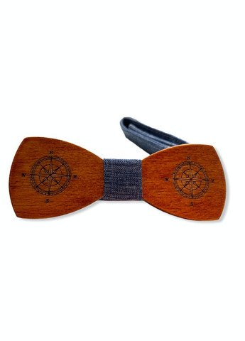 Дерев'яний Метелик Краватка Компас в подарунковій упаковці 8232 GOFIN (262890833)