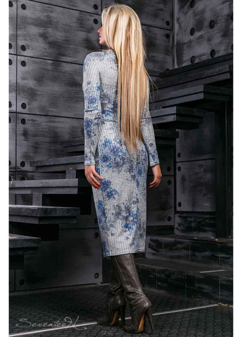 Серое платье 888.2374 Seventeen