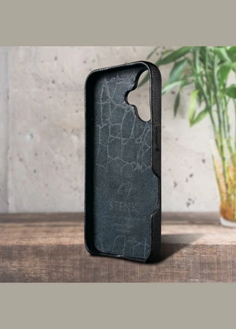 Шкіряна накладка ExBacker Python Scales для Apple iPhone 16 Натуральний (78236) Stenk (336212140)