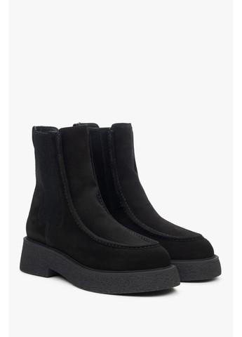 Осенние челси, цвет черный Estro