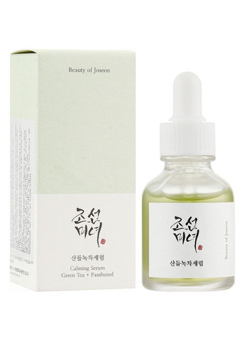 Успокаивающая сыворотка Calming Serum: Green Tea + Panthenol 30 мл (8809738316412) Beauty of Joseon (349754745)