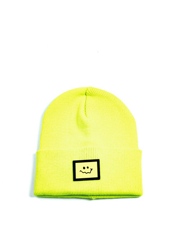 Шапка бини женская хлопок желтая ТЕОНА LuckyLOOK 573-475 (322791147)