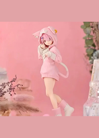 Аниме фигурка кошечки в розовом тоске — фигурка девочки в костюме кота, милый подарок фанатам аниме No Brand (346871926)