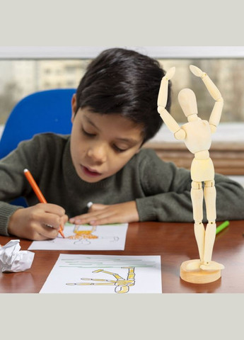 Деревянная модель человека 14 см No Brand (278654758)