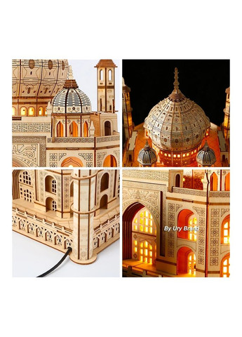 Деревянный пазл 3Д ROBOTIME Mechanical 3D Persial Love Palace Taj Mahal Дворец Тадж Махал LG904 No Brand (362453273)