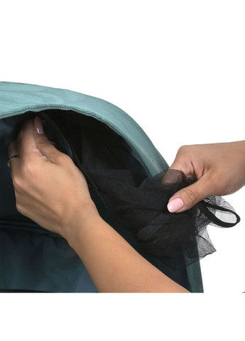 Коляска детская DYNAMIC PRO Special Mint прогулочная с чехлом дождевиком и москитной сеткой Мятная с перышками (ME 1053G-2) El Camino (334338195)