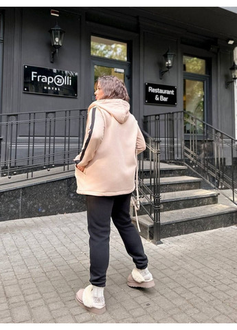 Костюм (толстовка, брюки), цвет Бежевый. Fashion (362415412)