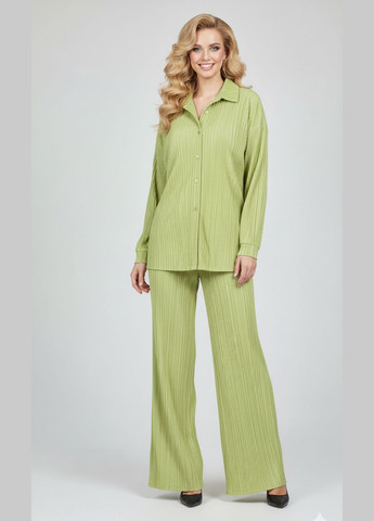 Жіночий літній брючний костюм плісе Червоний Number Nine (336214220)