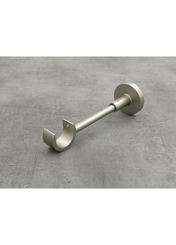 Карниз Бостон гладка штанга одинарний модерн 25 мм 160 см Сатин Quadrum (352781648)