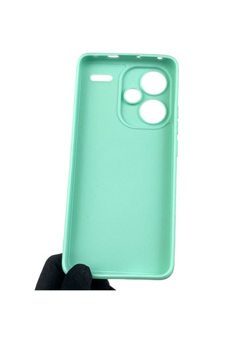 Чехол для Redmi Note 13 Pro Plus с квадратными гранями на сяоми редми нот 13 про плюс мятный Xiaomi (366022389)