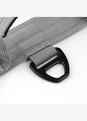 Нашийник для собак, світловідбиваючий для середніх і великих порід, Сірий M (33-42 см) Berry (299915281)