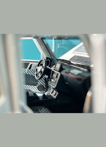 Машина gelendvagen g-class инерционная открываются двери капот багажник 22см Белая (AP-2023) No Brand (302215306)