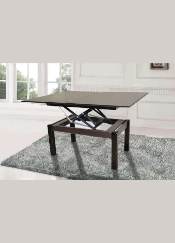 Журнальний стіл-трансформер Флай Венге/Скло чорне Fusion Furniture (341525578)