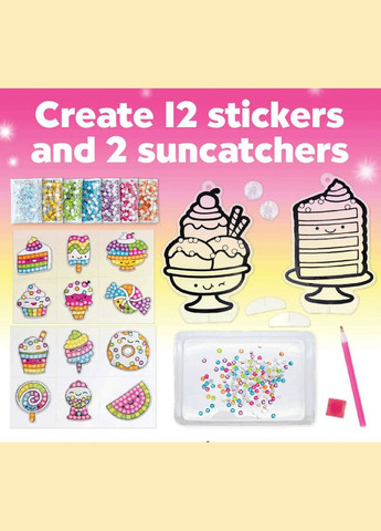 Творческий набор для создания брелков фигурок наклеек, набор для творчества рукоделия игрушек украшений Сладости Diy (315335915)