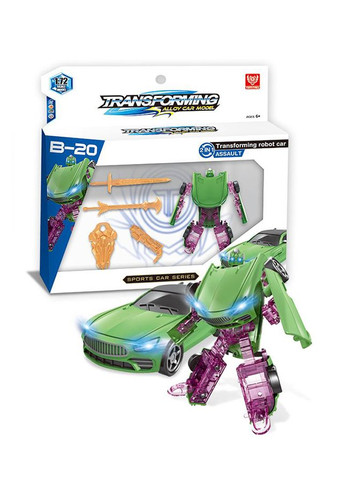 Іграшка-трансформер машинка "Transforming alloy car model" колір різнокольоровий ЦБ-00204564 TomyTaku (282925287)