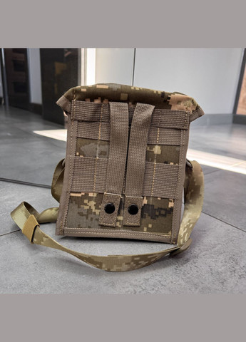 Итог утилитарный полужесткий, на плечо, на моле, для биноклей и ПНБ, Пиксель, CORDURA 1000D WinTac (338625091)