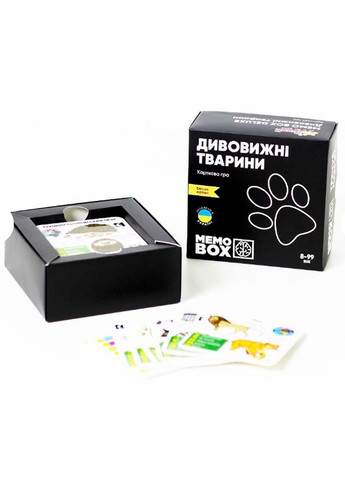 Настільна гра MemoBox Deluxe Дивовижні тварини MBD106 JoyBand (362314937)