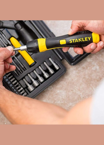 Викрутка-набір Pistol Grip Ratchet 40 шт 0-63-038 Stanley (317304359)
