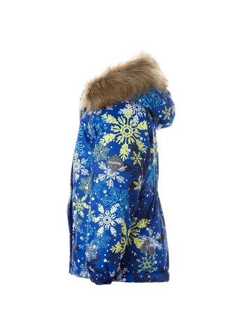 Синяя куртка зимняя alondra, р.98, синий с принтом () Huppa 18420030-14335-098